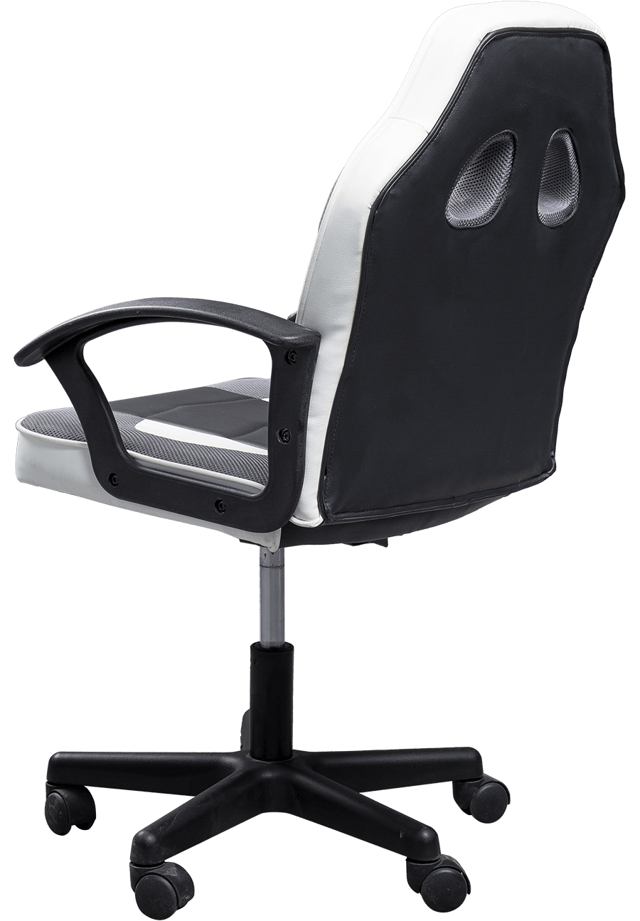 Kursi Kantor Ergonomis Desain Modern Kursi PU+PVC Dengan Sandaran Tangan Tetap Dan Fungsi Angkat details